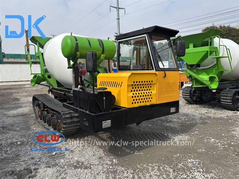 5m³ Track-Trakk tal-Mixer tas-Siment Immuntat